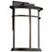 Province 12.2" High Coastal Black Outdoor Sconce With Opal Glass Shade