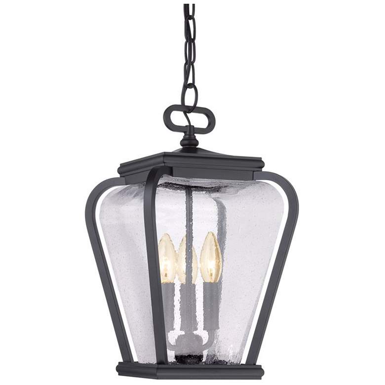 Image 1 Province 15 1/2" High Mystic Black Outdoor Hanging Light