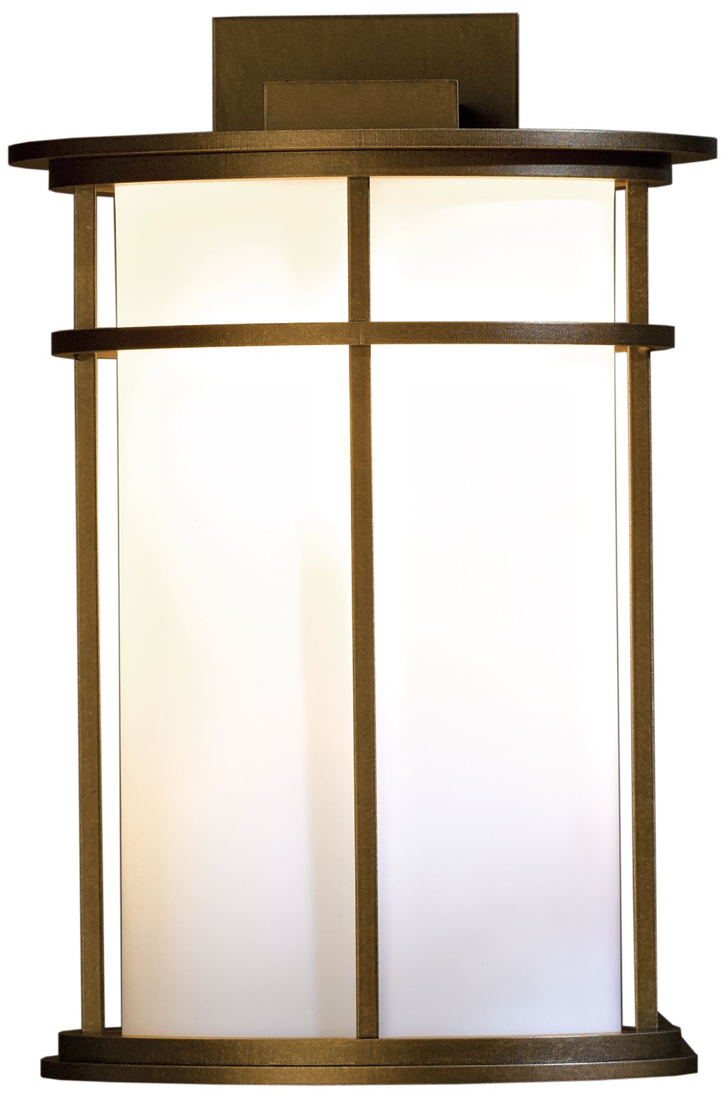 Province Coastal Bronze Large Outdoor Sconce With Opal Glass Made to Order