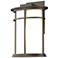 Province Coastal Dark Smoke Outdoor Sconce With Opal Glass