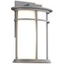 Province Outdoor Sconce - Steel Finish - Opal Glass