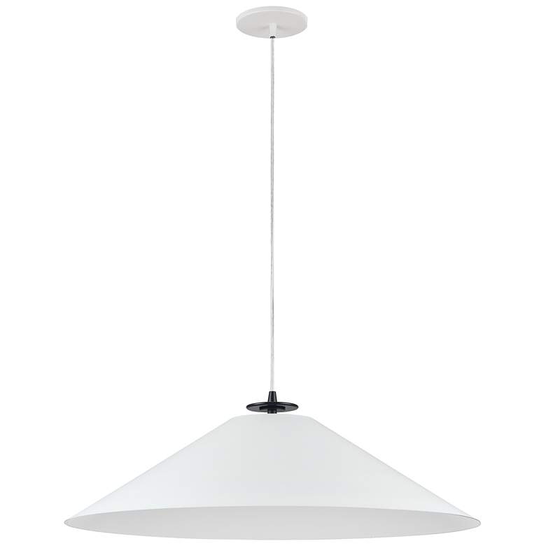 Image 1 Prudence 24" Wide Matte Black Pendant