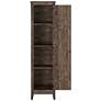 Prunda 18 1/4" Wide Reclaimed Oak 4-Shelf Storage Cabinet