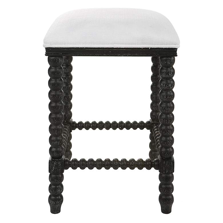 Image 4 Pryce Black and White Counter Stool more views