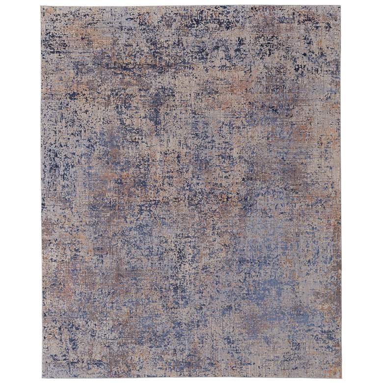 Image 1 Pryor Modern Watercolor Soft Indoor Blue Area Rug 39NGF