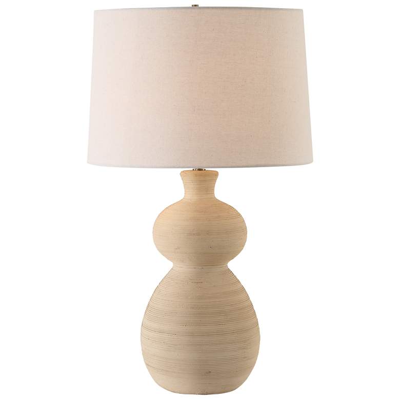Image 1 Pueblo 28 inch Warm Clay Ceramic Table Lamp