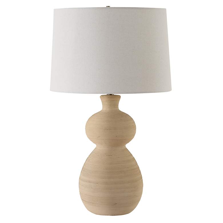 Image 4 Pueblo 28" Warm Clay Ceramic Table Lamp more views