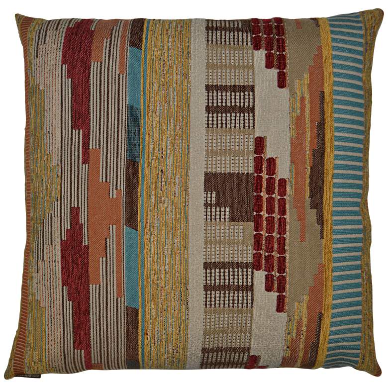 Image 1 Pueblo Multi-Color 24 inch Square Decorative Throw Pillow