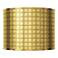 Puffs Gold Metallic Lamp Shade by Inspire Me Home 13.5x13.5x10 (Spider)