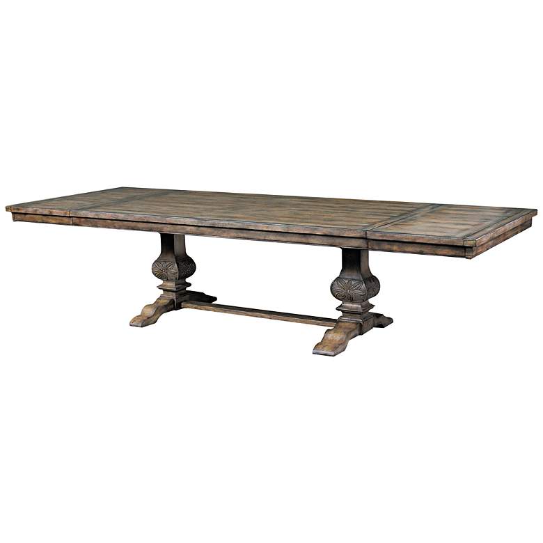 Image 1 Pulaski Desdemona Aged Patina Wood Dining Table