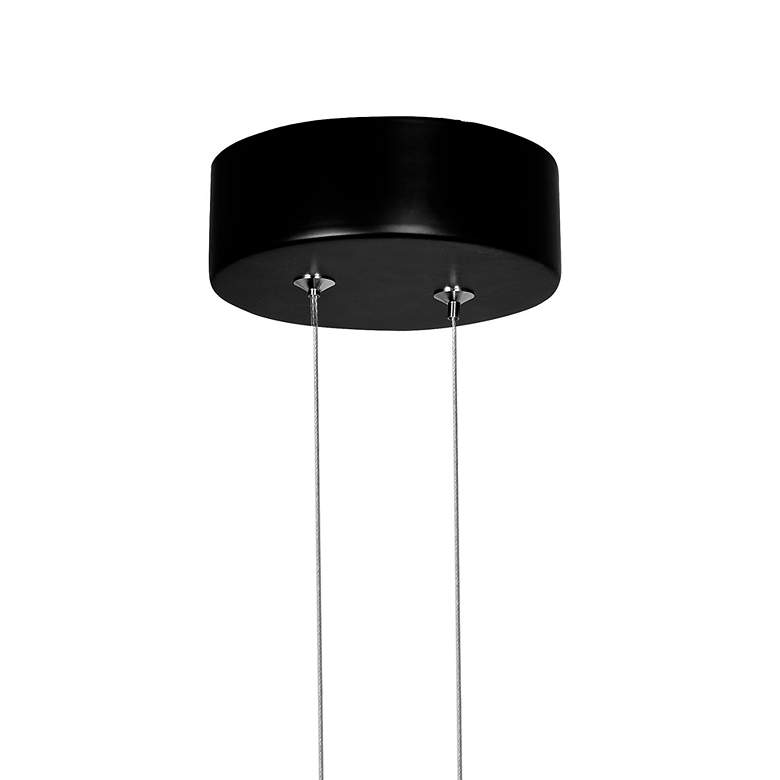 Image 4 Pulley 10" Wide Black LED Mini Pendant more views