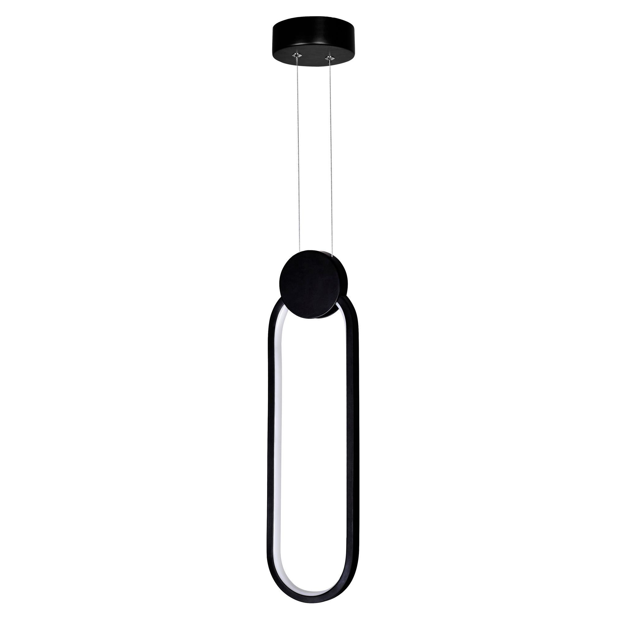 Image 5 Pulley 4 in LED Black Mini Pendant more views