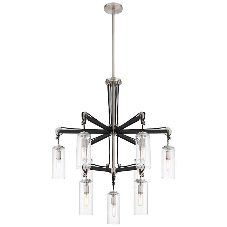 Image 2 PULLMAN JUNCTION - 9 LIGHT CHANDELIER