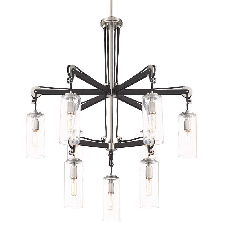 Image 3 PULLMAN JUNCTION - 9 LIGHT CHANDELIER more views