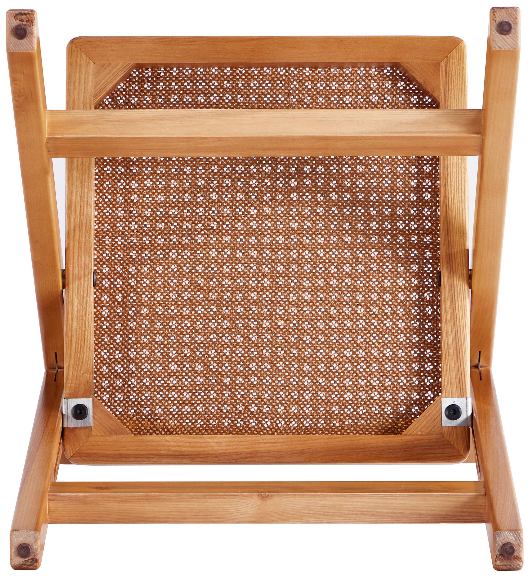 Image 4 Pullman Nature Wood and Cane Folding Dining Chairs Set of 4 more views