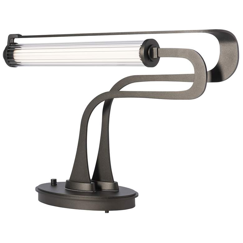 Image 1 Pulse 17.1" High Oil Rubbed Bronze Table Lamp With Clear Glass