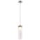 Pulse 3" Wide Brushed Nickel LED Mini Pendant w/ Clear Glass
