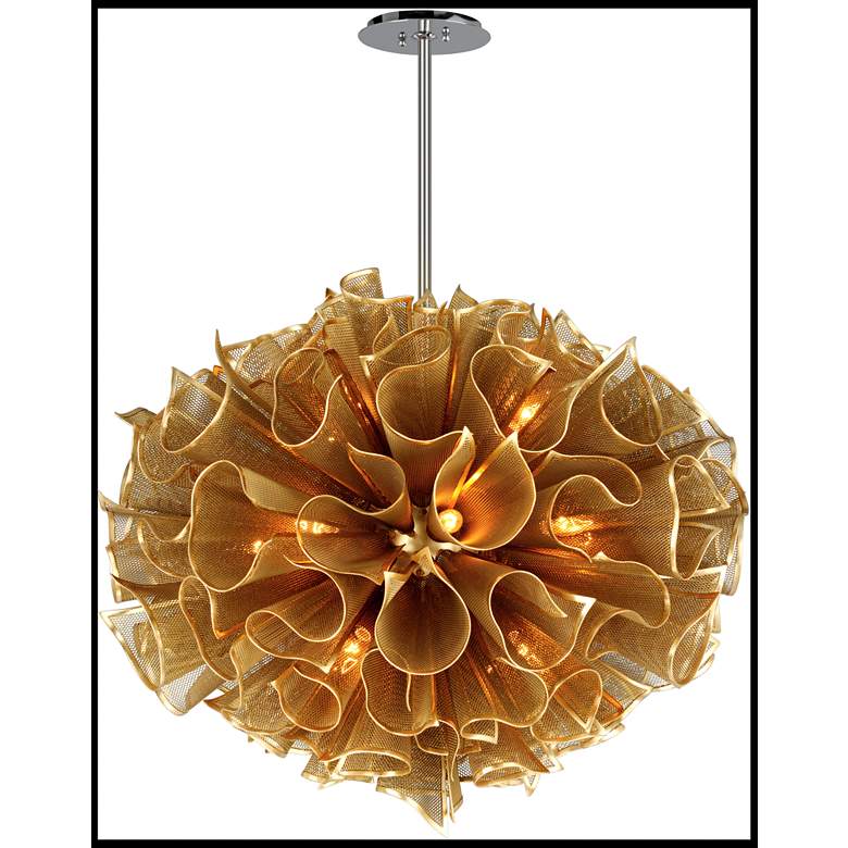 Image 1 Pulse - 37" Pendant - Gold Leaf Finish