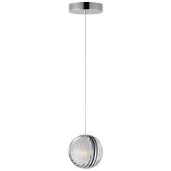 Pulse 4.75" LED Pendant Polished Chrome