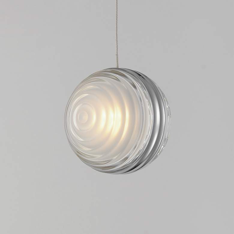 Image 4 Pulse 4.75" LED Pendant Polished Chrome more views