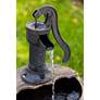 Take a Look: Pump and Barrels Bronze Fountain