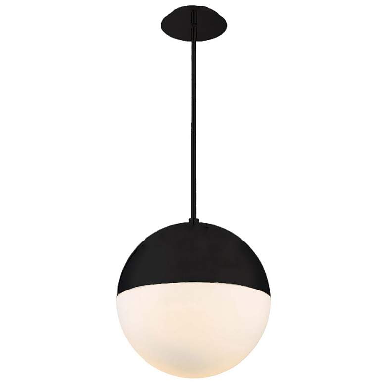 Image 1 Punk 14in Round LED Pendant 3500K in Black
