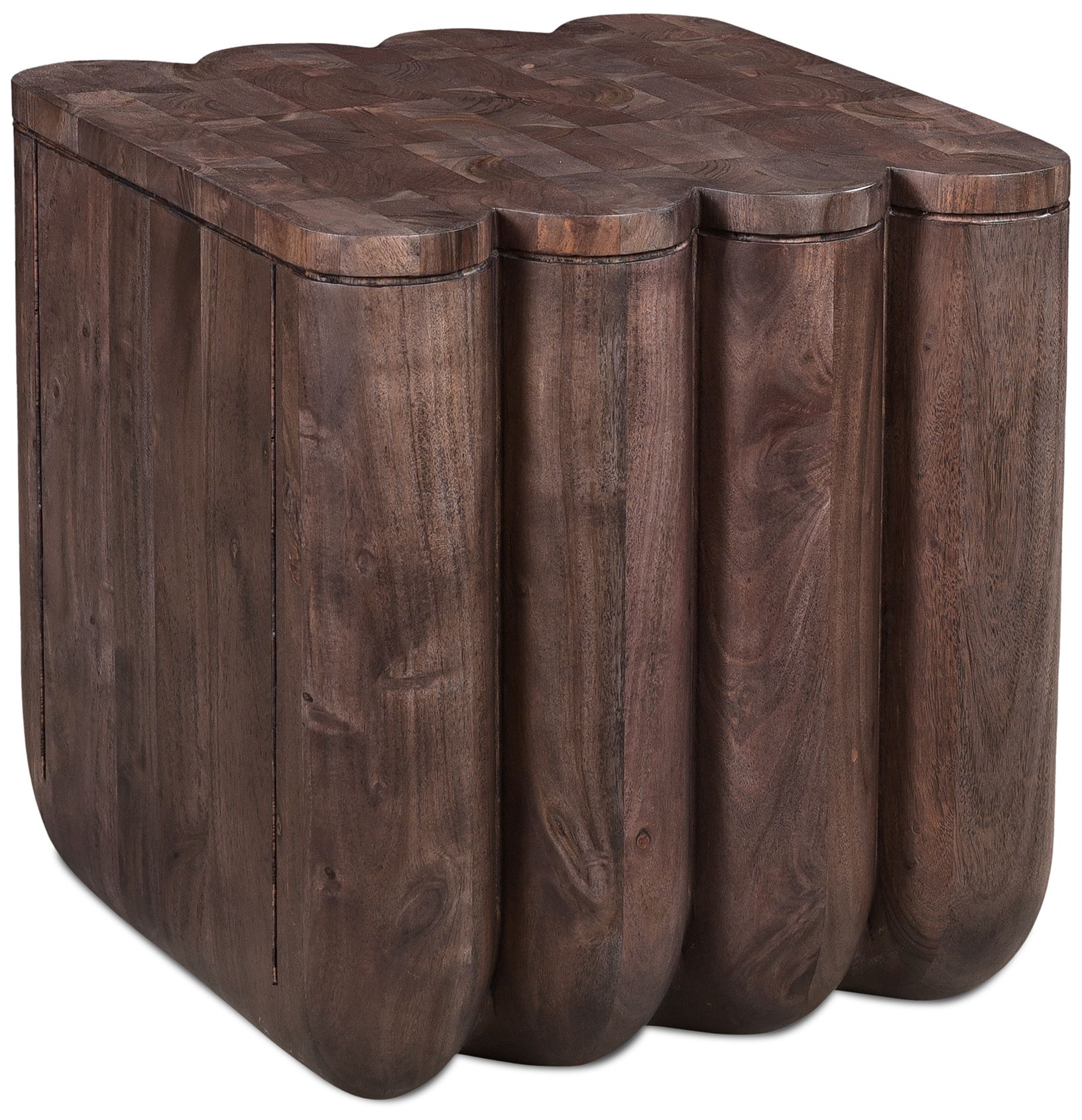 Image 2 Punyo Punyo Accent Table Espresso Brown more views