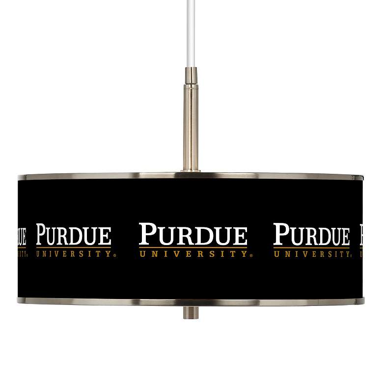 Image 1 Purdue University 16 inch Wide Pendant Light