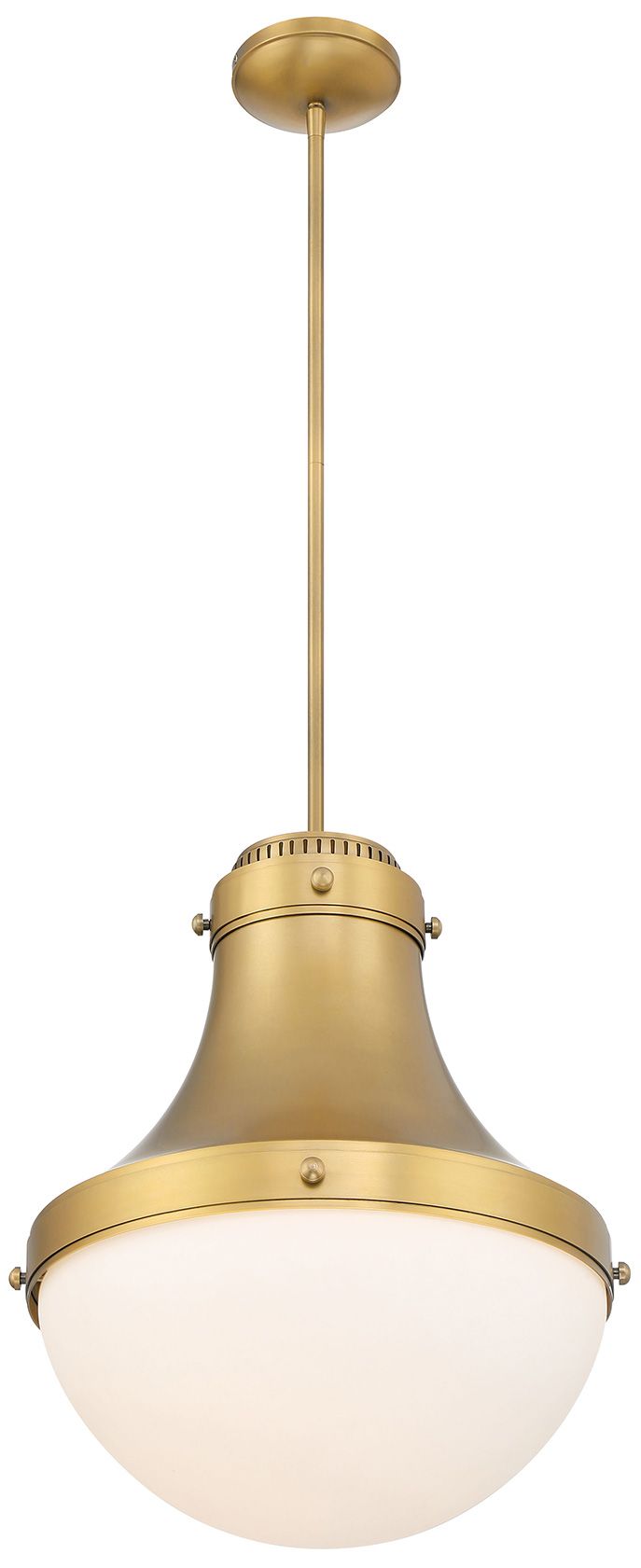 Purelight 16 1/4" Wide Legacy Brass Pendant Light