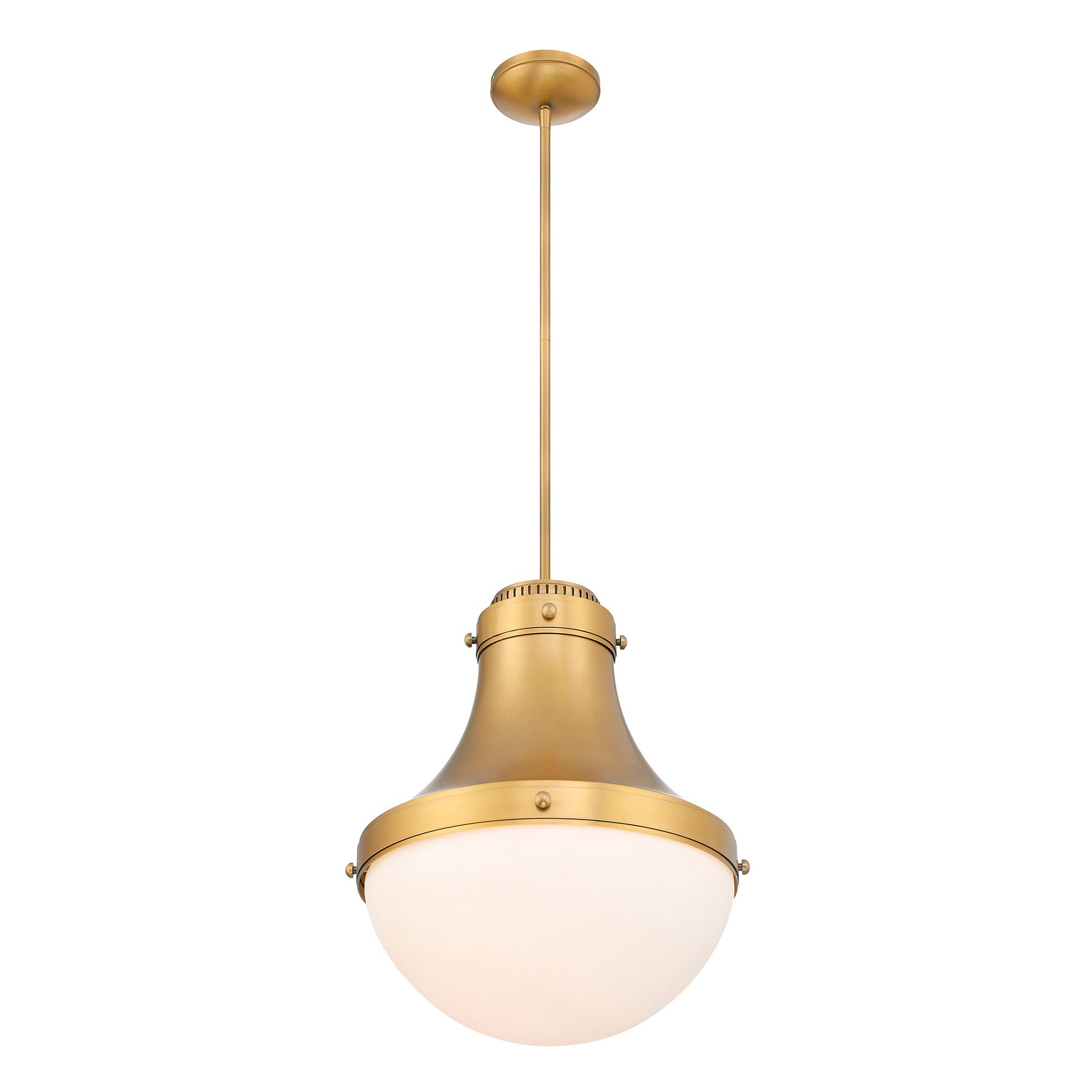 Purelight 16 1/4" Wide Legacy Brass Pendant Light