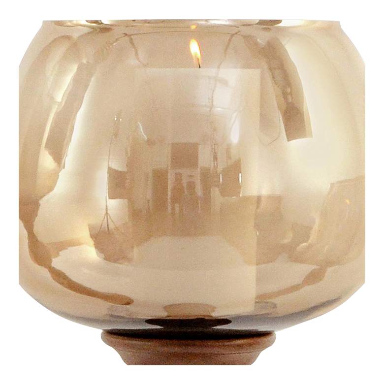 Image 2 Puri Natural Brown Medium Wood Candle Holder more views