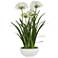 Purity Agapanthus 38.5" high x 30" wide Centerpiece