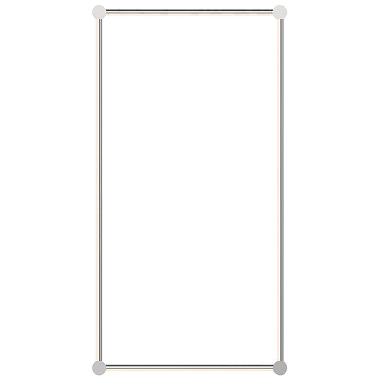 Image 1 Purolinear 24.75" Wide 2-Light Satin Chrome LED Wall Bar