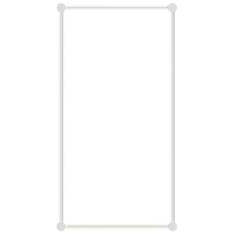 Image 1 Purolinear 24.75" Wide 2-Light Satin White LED Wall Bar