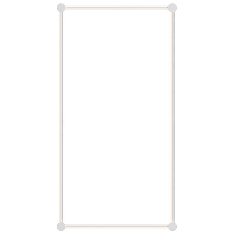 Image 1 Purolinear 24.75 inch Wide 2-Light Satin White LED Wall Bar