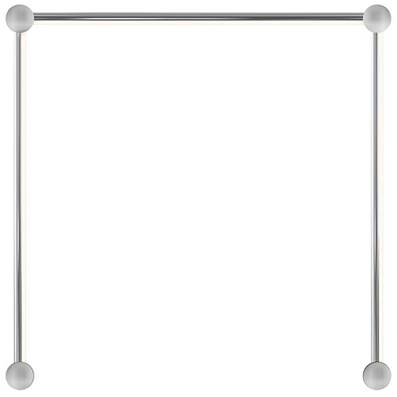Image 1 Purolinear 24.75" Wide 3-Light Polished Chrome LED Wall Bar