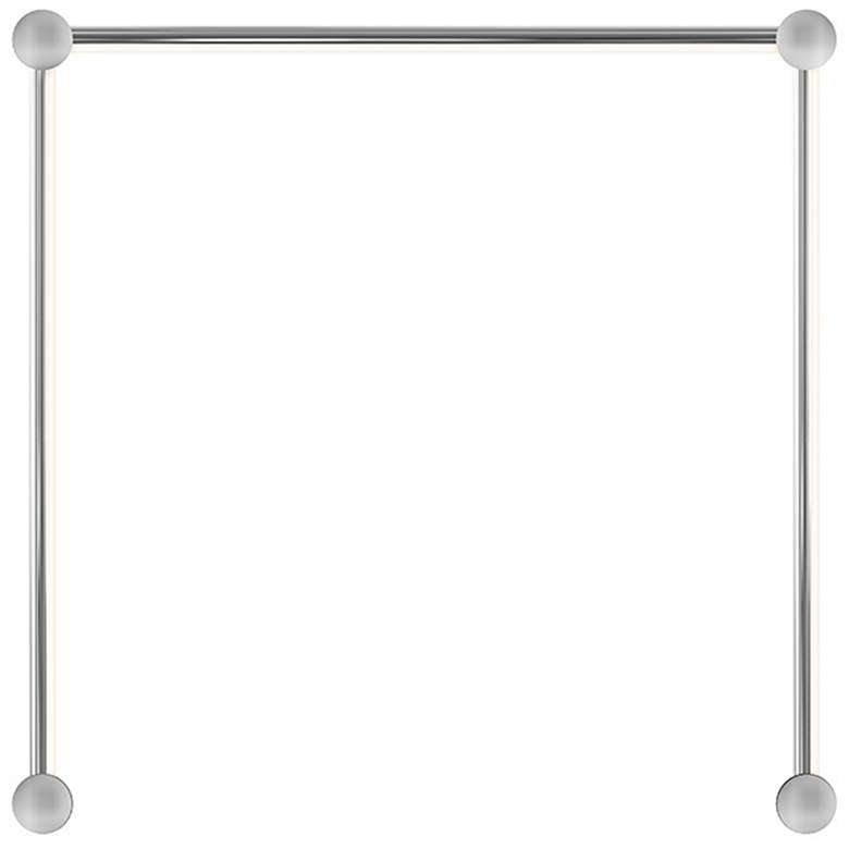 Image 1 Purolinear 24.75 inch Wide 3-Light Polished Chrome LED Wall Bar