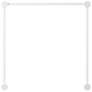 Purolinear 24.75" Wide 3-Light Satin White LED Wall Bar