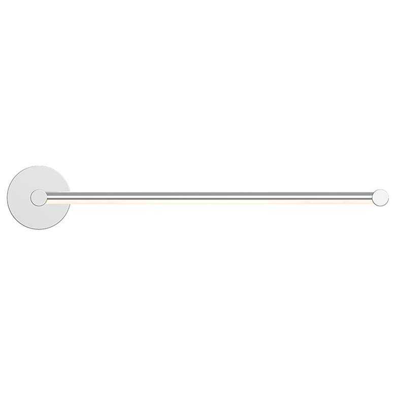 Image 1 Purolinear 24.75 inch Wide Polished Chrome LED Wall Bar