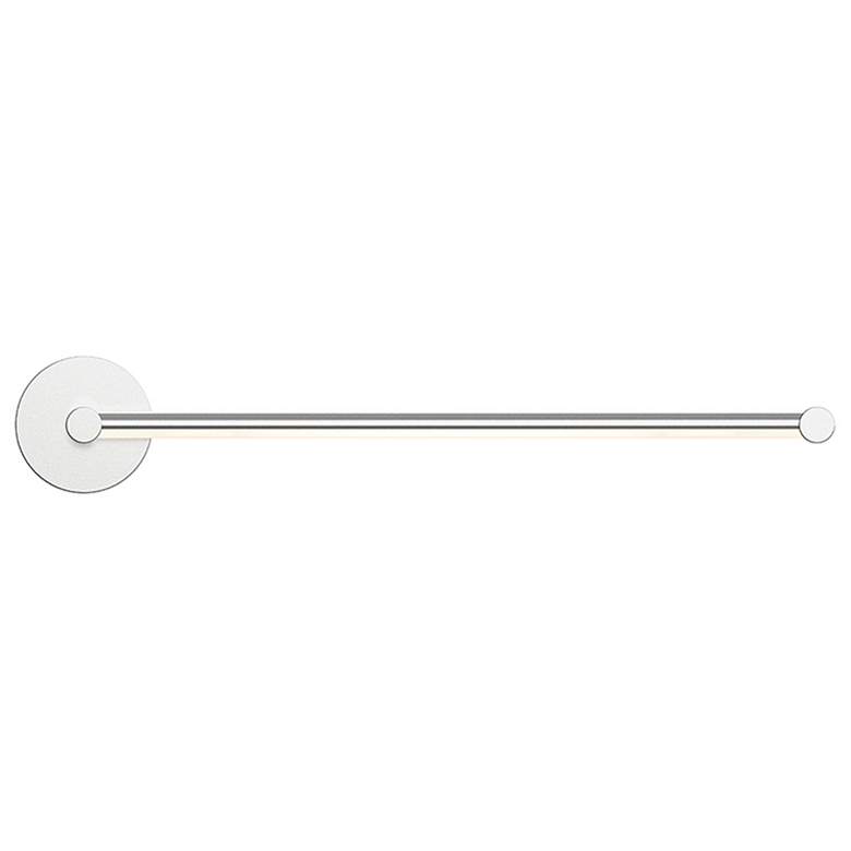 Image 1 Purolinear 24.75 inch Wide Satin Chrome LED Wall Bar