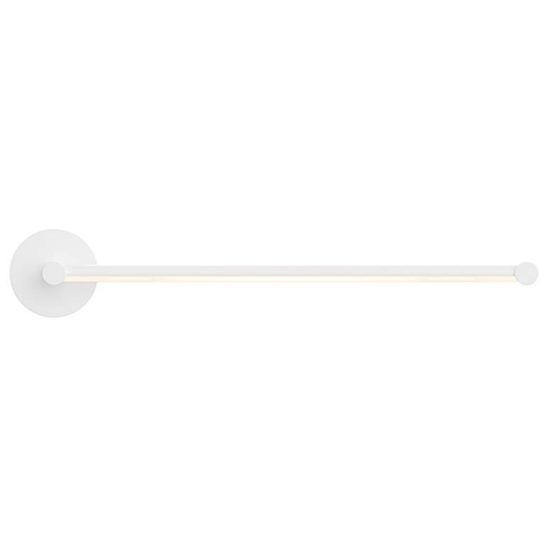 Image 1 Purolinear 24.75 inch Wide Satin White LED Wall Bar