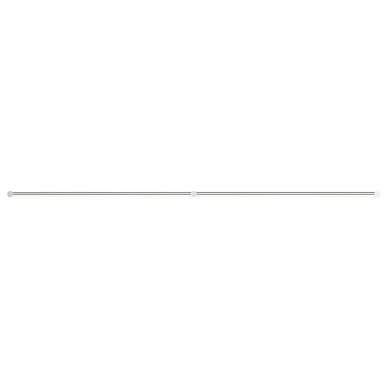 Image 1 Purolinear 73.25" Wide 2-Light Polished Chrome LED Wall Bar