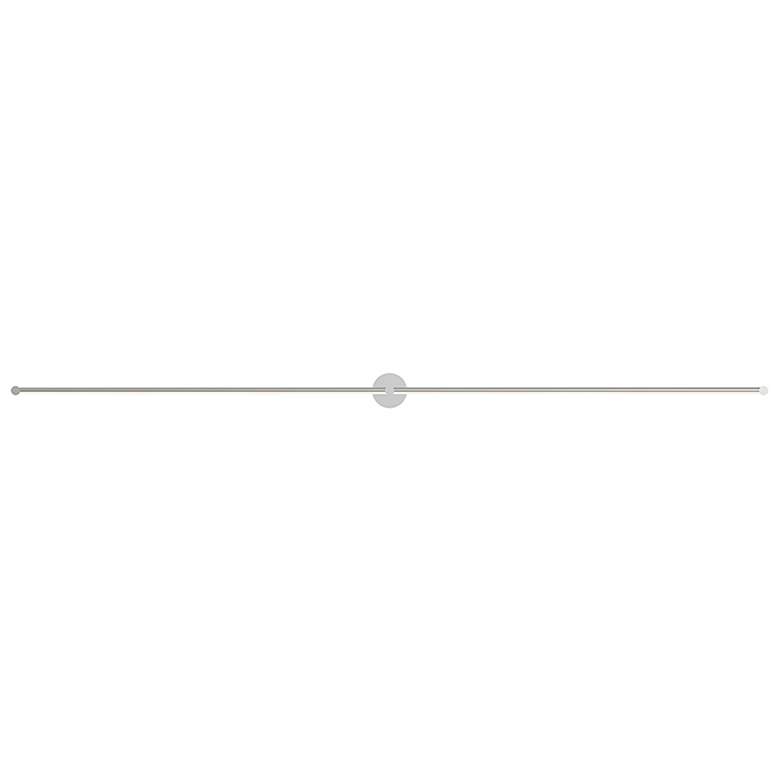 Image 1 Purolinear 97.25" Wide 2-Light Polished Chrome LED Wall Bar