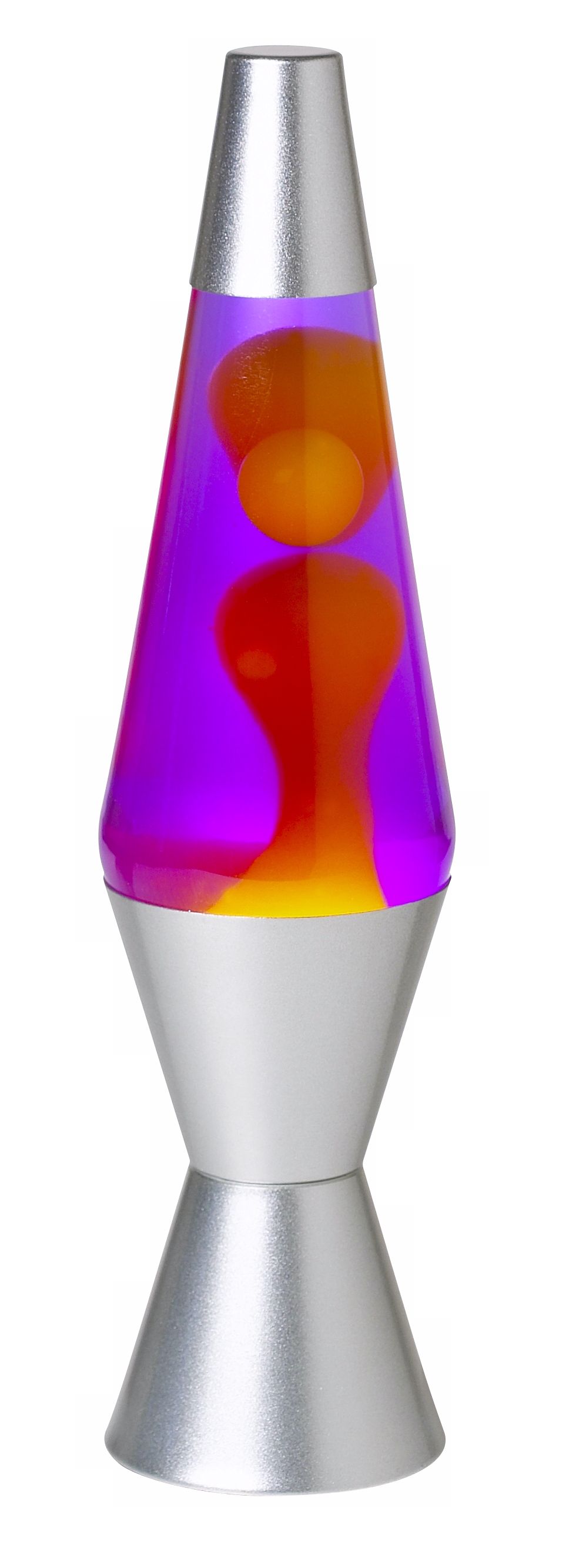 Purple and Yellow 14 1/2" High Official Lava® Accent Lamp