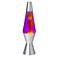 Purple and Yellow 14 1/2" High Official Lava® Accent Lamp