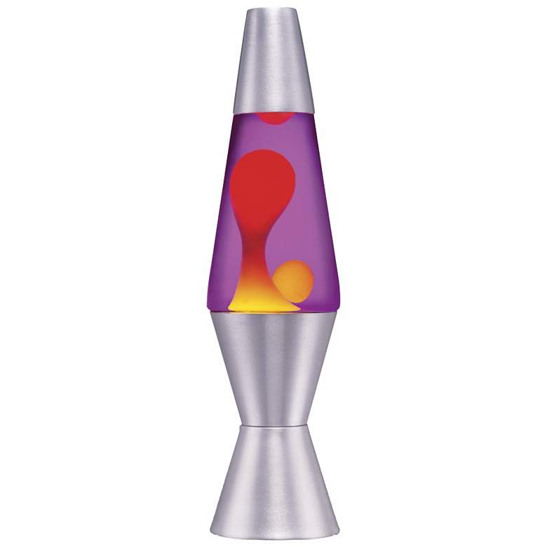 Image 1 Purple and Yellow Petite Lava Lamp