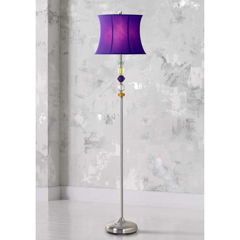 Image 1 Purple Bijoux Floor Lamp