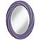 Purple Haze 30" High Oval Twist Wall Mirror