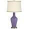 Purple Haze Anya Table Lamp with Scroll Braid Trim