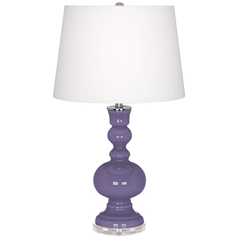Image 2 Purple Haze Apothecary Table Lamp with Dimmer